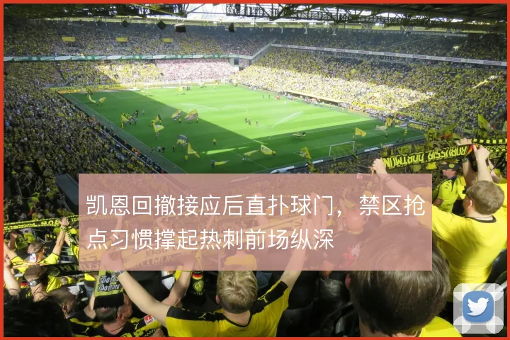 凯恩回撤接应后直扑球门,禁区抢点习惯撑起热刺前场纵深